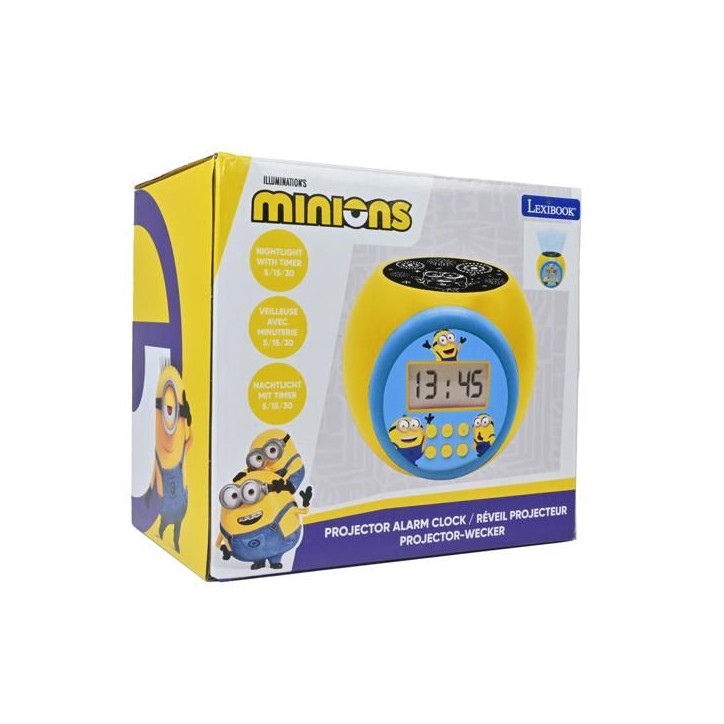 Réveil projecteur Minions Réveil projecteur Minions
