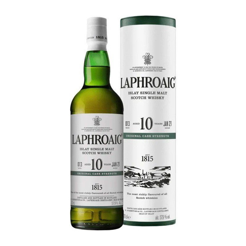 Laphroaig - 10 ans - Cask Strength - Islay Single Malt Scotch Whisky a