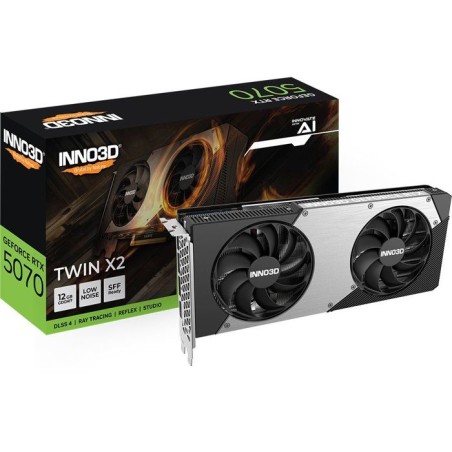 INNO3D - Carte graphique - NVIDIA RTX 5070 TWIN X2 - N50702-12D7-19506
