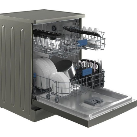 Lave-vaisselle pose libre BEKO BDFN26443G - 14 couverts - Induction - L60cm - 42 dB - Classe C - Gris
