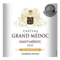 Château Grand Médoc 2020 Haut-Médoc Cru Bourgeois - Vin rouge de Bordeaux