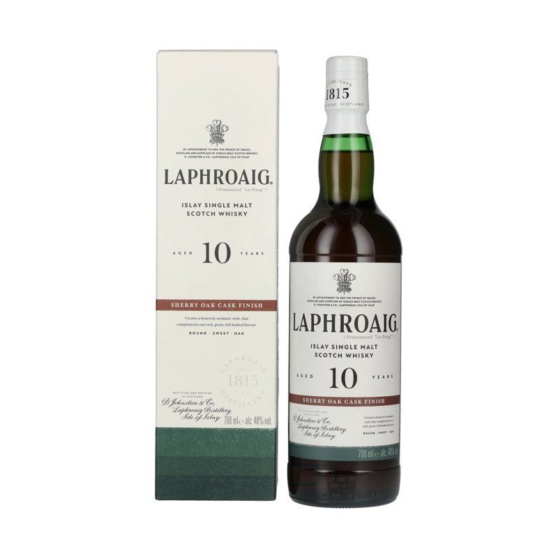 Laphroaig - 10 ans - Sherry Oak Cask Finish - Islay Single Malt Scotch
