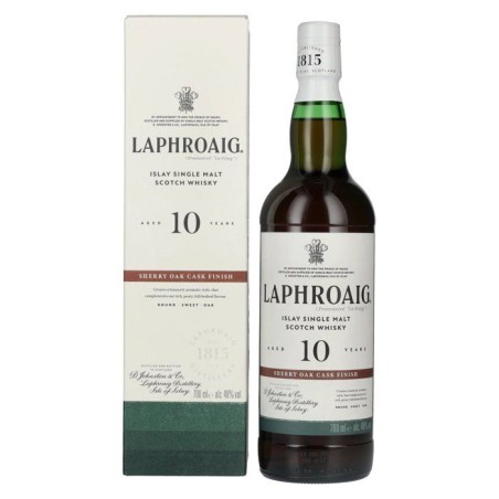 Laphroaig - 10 ans - Sherry Oak Cask Finish - Islay Single Malt Scotch