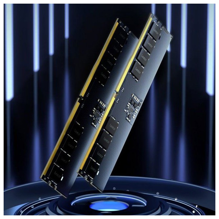 Barrette Mémoire - LEXAR - DDR5 16 Go - 262 PIN U-DIMM - 5600 Mbps CL46 - 1.1 V - Blister Barrette Mémoire - LEXAR - DDR5 16 Go - 262 PIN U-DIMM - 5600 Mbps CL46 - 1.1 V - Blister