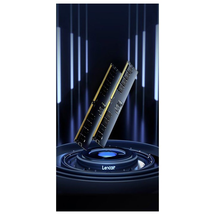 Barrette Mémoire - LEXAR - DDR5 16 Go - 262 PIN U-DIMM - 5600 Mbps CL46 - 1.1 V - Blister Barrette Mémoire - LEXAR - DDR5 16 Go - 262 PIN U-DIMM - 5600 Mbps CL46 - 1.1 V - Blister