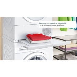 Seche-linge pompe a chaleur BOSCH WTH8300DFR SER4 - 8 kg - Blanc