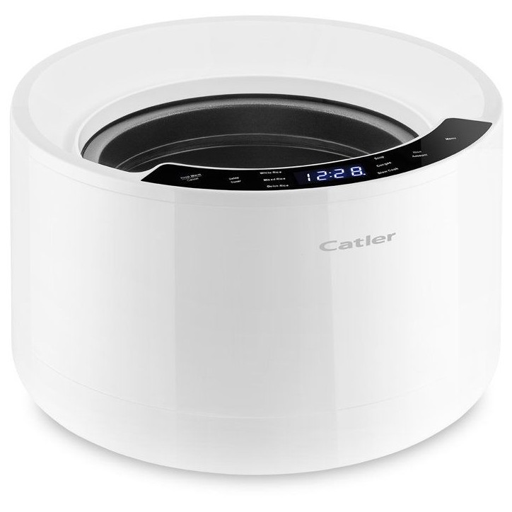 Cuiseur a riz électrique multifonction CATLER CR 600 - Cuve céramique - 6 programmes automatiques - Soupe - Blanc Cuiseur a riz électrique multifonction CATLER CR 600 - Cuve céramique - 6 programmes automatiques - Soupe - Blanc