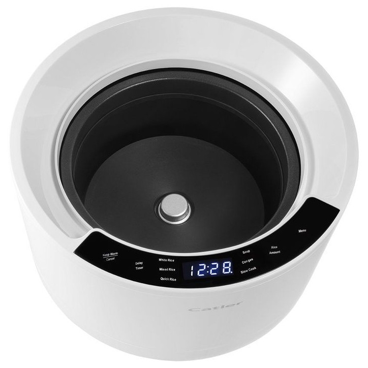 Cuiseur a riz électrique multifonction CATLER CR 600 - Cuve céramique - 6 programmes automatiques - Soupe - Blanc Cuiseur a riz électrique multifonction CATLER CR 600 - Cuve céramique - 6 programmes automatiques - Soupe - Blanc