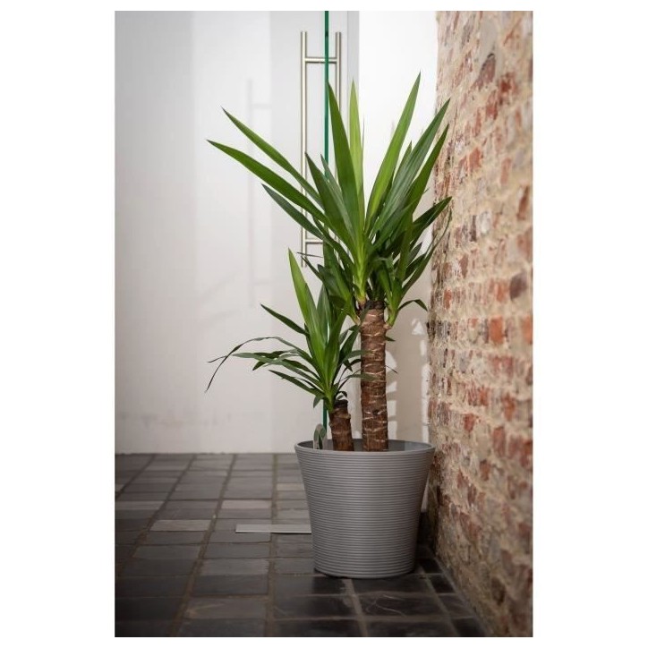 Pot réserve d'eau - GARDEN ID - Green Care Sense Bleu-Gris 40 cm - Garanti 10ans - 100% recyclé