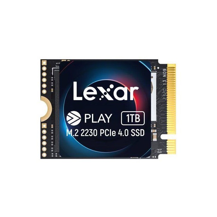 LEXAR - PLAY - Disque dur SSD - 1 To - M.2 2230 PCIe Gen 4x4 LEXAR - PLAY - Disque dur SSD - 1 To - M.2 2230 PCIe Gen 4x4