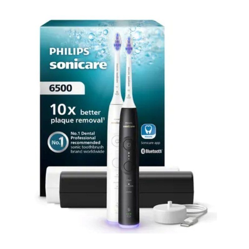Brosse a dents électrique sonique double manche - PHILIPS - HX7419/01