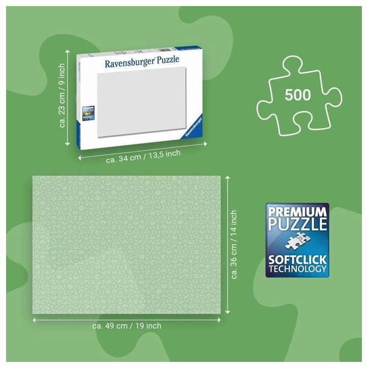 Puzzle - RAVENSBURGER - Vallée des montgolfieres - 500 pieces - 49 x 36 cm - Idéal pour la famille Puzzle - RAVENSBURGER - Vallée des montgolfieres - 500 pieces - 49 x 36 cm - Idéal pour la famille