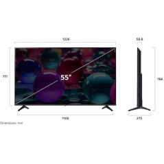 LG 55UA75006 - TV LED 55 (139 cm) - 4K UHD 3840x2160 - HDR10 - Smart TV - 3xHDMI 2.0 - WiFi