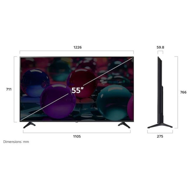 LG 55UA75006 - TV LED 55 (139 cm) - 4K UHD 3840x2160 - HDR10 - Smart TV - 3xHDMI 2.0 - WiFi LG 55UA75006 - TV LED 55 (139 cm) - 4K UHD 3840x2160 - HDR10 - Smart TV - 3xHDMI 2.0 - WiFi