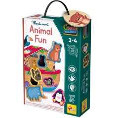 Jouer Apprendre Bois Les Animaux Rigolos - Jeu éducatif en bois - LIS