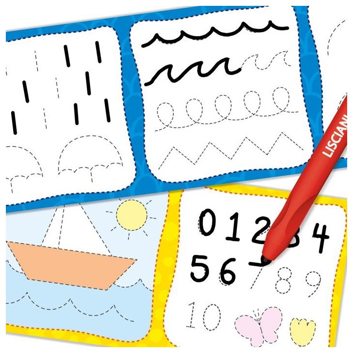 Montessori Pen Display Stylo Ergonomique - Jeu éducatif - LISCIANI - Premiers mots et écriture