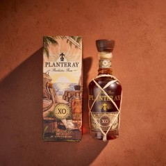 PLANTERAY RUM - XO 20th Anniversary - Rhum avec étui 40% Alcool - Origine : Barbade - Notes de Vanille & Cacao - 70 cl