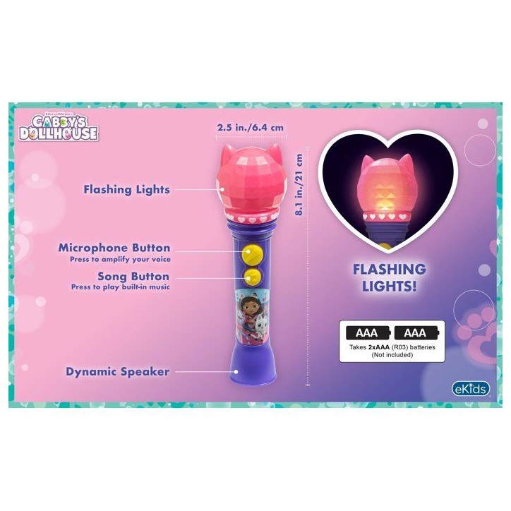 Micro Karaoké - EKIDS - Gabby's Dollhouse