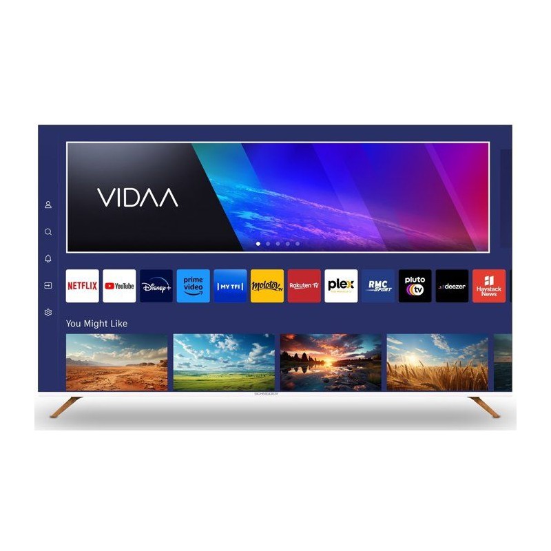 Schneider GMSC55F1 - TV QLED 55 (139 cm) - 4K UHD 3840 x 2160 - HDR -