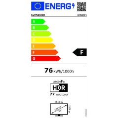 Schneider GMSC55F1 - TV QLED 55 (139 cm) - 4K UHD 3840 x 2160 - HDR -