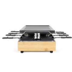 Appareil a raclette - LIVOO - DOC336 - 8 personnes - grill - bambou