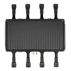 Appareil a raclette - LIVOO - DOC336 - 8 personnes - grill - bambou