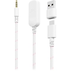 Casque Gamer Filaire HyperX Cloud III blanc & rose pour PC PS5 PS4 Xbo