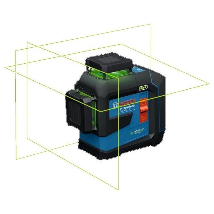 Laser lignes 3 plans GLL 80-33 G Professional + 4 piles 1.5 V LR6 AA - BOSCH - 601065500 Laser lignes 3 plans GLL 80-33 G Professional + 4 piles 1.5 V LR6 AA - BOSCH - 601065500