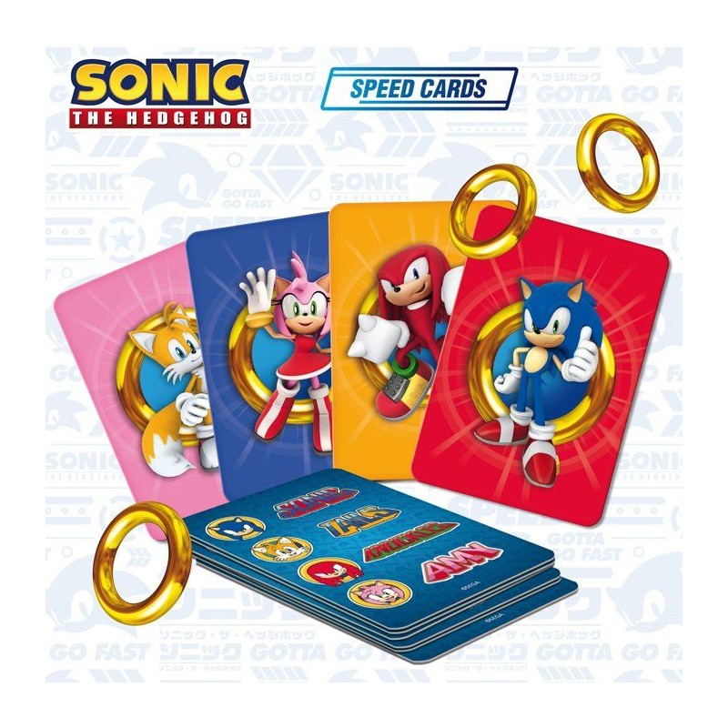 Sonic Jeu de Cartes de Vitesse - Jeu de cartes - LISCIANI - Rapidité