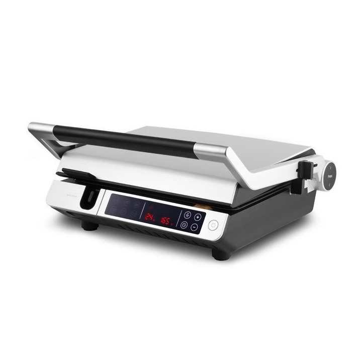 Grill a contact intelligent CATLER GR 7010 - Sonde de température - 6 programmes tactiles - Viande - Plaques inox