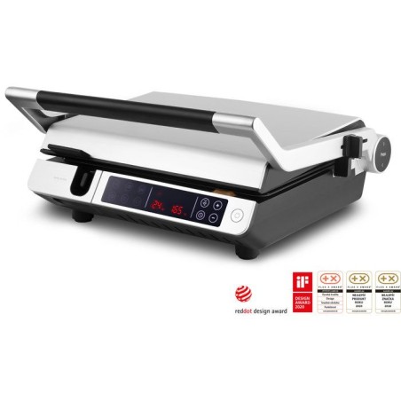 Grill a contact intelligent CATLER GR 7010 - Sonde de température - 6 programmes tactiles - Viande - Plaques inox