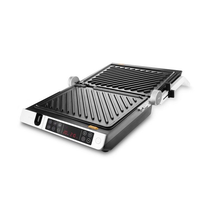 Grill a contact intelligent CATLER GR 7010 - Sonde de température - 6 programmes tactiles - Viande - Plaques inox