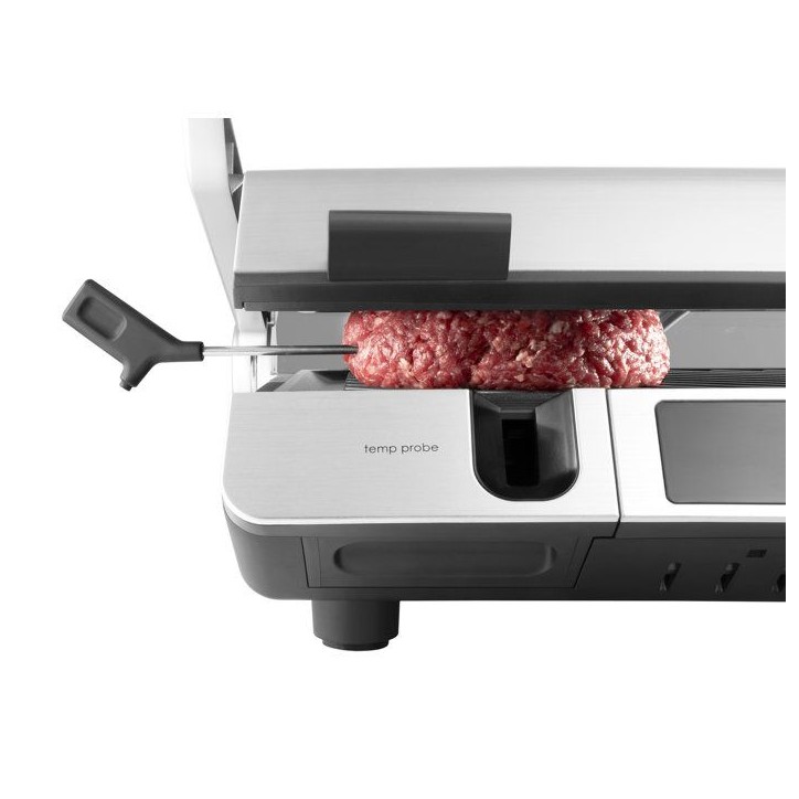 Grill a contact intelligent CATLER GR 7010 - Sonde de température - 6 programmes tactiles - Viande - Plaques inox