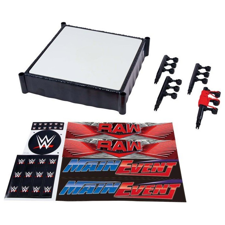 Ring de catch - WWE MATTEL - Main Event JDJ20 - Cordes Pro-Tension - Accessoires