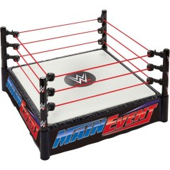 Ring de catch - WWE MATTEL - Main Event JDJ20 - Cordes Pro-Tension - Accessoires