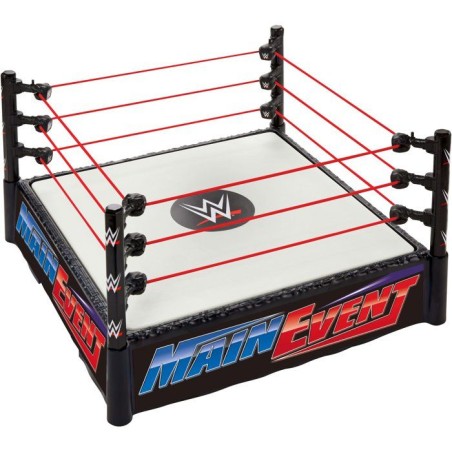Ring de catch - WWE MATTEL - Main Event JDJ20 - Cordes Pro-Tension - Accessoires