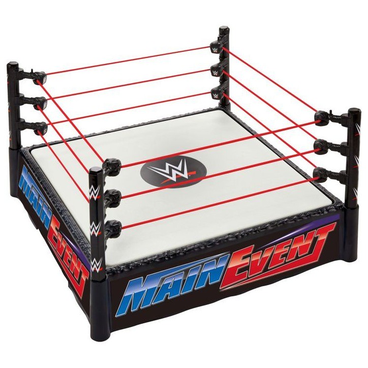 Ring de catch - WWE MATTEL - Main Event JDJ20 - Cordes Pro-Tension - Accessoires