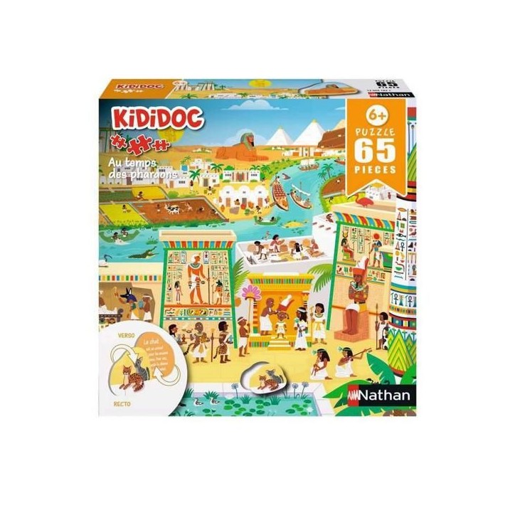 Puzzle Enfant des 6 ans - Puzzle Kididoc - Au temps des pharaons Puzzle Enfant des 6 ans - Puzzle Kididoc - Au temps des pharaons