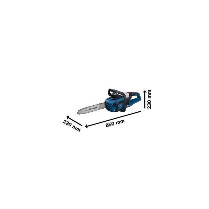 Bosch Professional 18V Tronçonneuse a chaîne GKE 18V-40 (guide-chaîne 40 cm, moteur sans charbon, clé intégrée en T) sans Bosch Professional 18V Tronçonneuse a chaîne GKE 18V-40 (guide-chaîne 40 cm, moteur sans charbon, clé intégrée en T) sans