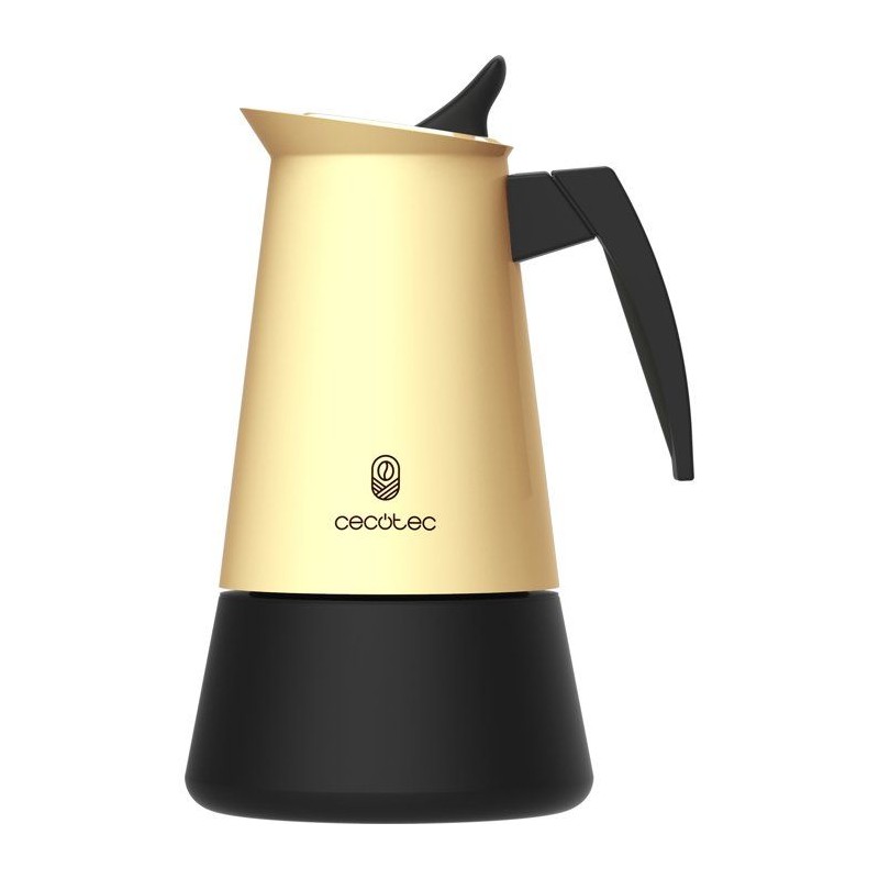 Cafetiere italienne - CECOTEC - Piccolina 600 Beige - 6 tasses - 300 m