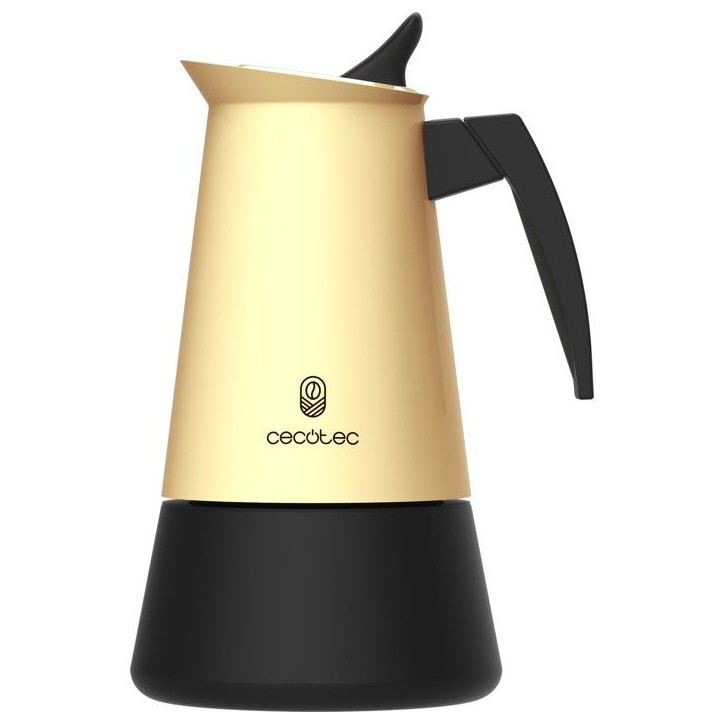 Cafetiere italienne - CECOTEC - Piccolina 600 Beige - 6 tasses - 300 ml - Compatible induction Cafetiere italienne - CECOTEC - Piccolina 600 Beige - 6 tasses - 300 ml - Compatible induction