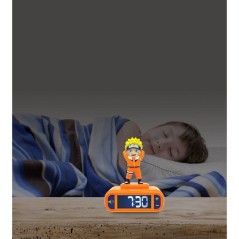 LEXIBOOK - Réveil - Veilleuse Naruto avec effets sonores