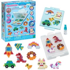 Coffret créatif - AQUABEADS - Découverte - 500 perles - Création a