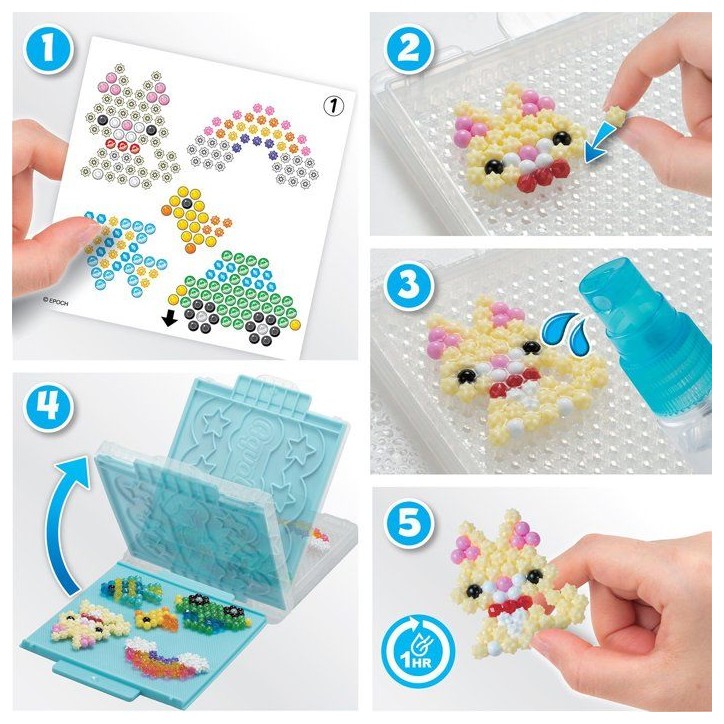 Coffret créatif - AQUABEADS - Découverte - 500 perles - Création a l'eau - Flip tray Coffret créatif - AQUABEADS - Découverte - 500 perles - Création a l'eau - Flip tray