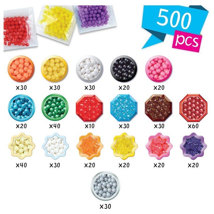 Coffret créatif - AQUABEADS - Découverte - 500 perles - Création a l'eau - Flip tray Coffret créatif - AQUABEADS - Découverte - 500 perles - Création a l'eau - Flip tray