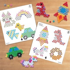 Coffret créatif - AQUABEADS - Découverte - 500 perles - Création a