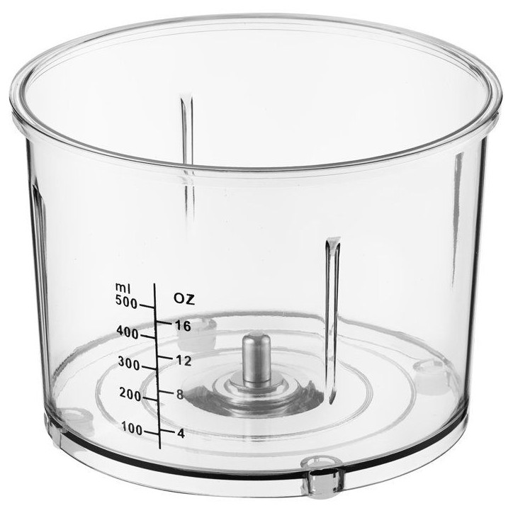 Hachoir électrique Sencor SCB 4000BK - Hacher et fouetter - 4 lames titane doré - Bol 1 L - Anti-éclaboussures - Noir