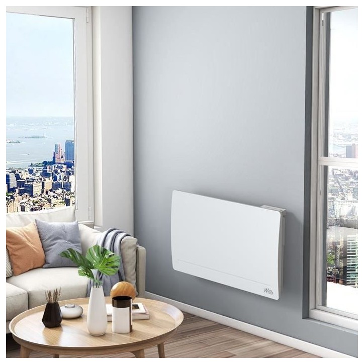 Radiateur fixe a inertie fonte - 1500 W - WARMTECH - WTFURIUS15 - Horizontal - Blanc Radiateur fixe a inertie fonte - 1500 W - WARMTECH - WTFURIUS15 - Horizontal - Blanc