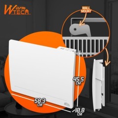 Radiateur fixe a inertie fonte - 1000 W - WARMTECH - WTFURIUS10 - Hori