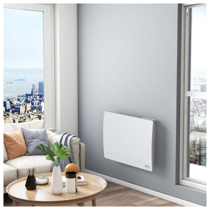 Radiateur fixe a inertie fonte - 1000 W - WARMTECH - WTFURIUS10 - Horizontal - Blanc Radiateur fixe a inertie fonte - 1000 W - WARMTECH - WTFURIUS10 - Horizontal - Blanc